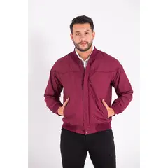 L Y H - Chaqueta Impermeable Para Hombre Burdeos Marca L&H