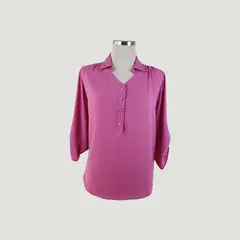L Y H - Blusa Para Mujer Manga 3/4 Rosa Marca L&H
