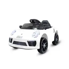 PRINSEL - Carro Electrico Niño Montable Spider Blanco 6V