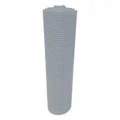 GENERICO - Malla Plástica Multiusos Reja 16mmX16mm H1mt Rollo 30mt Blanca
