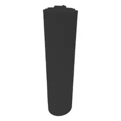GENERICO - Malla Plástica Multiusos Reja 16mmX16mm H1mt Rollo 30mt Negra