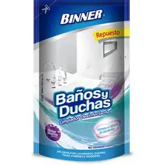BINNER - Baños y Duchas Limpiador Desinfectante Doypack 500ml