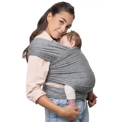 JON DI GROUP SAS - Fular Elástico JonDi Cargador Canguro Para Bebé Premium Gris O