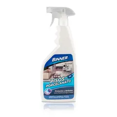 BINNER - Protector y Brillador Pisos de Porcelanato Violeta Griega 700ml