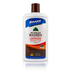 BINNER - Lustrador Protector para Muebles Madera Citrus 500ml