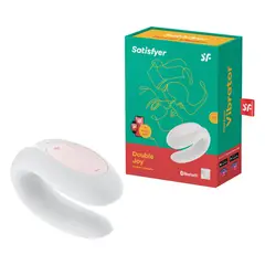SATISFYER - Vibrador Dual Joy Blanco