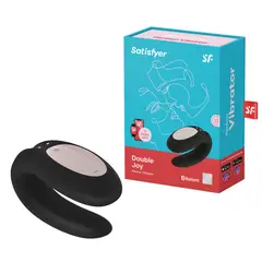 SATISFYER - Vibrador Dual Joy Negro