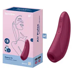 SATISFYER - Succionador Curvy 1+ Vinotinto