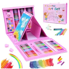 ONE PIXEL - Kit De Colores 208 Piezas Juego Arte Y Dibujo Creativo Rosa