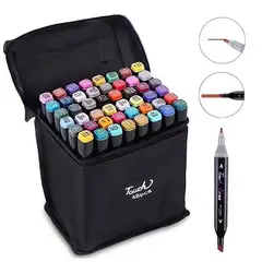 ONE PIXEL - Marcadores Doble Punta Set por 48 Unidades Base De Alcohol