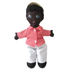 CELMAX - Muñeca de trapo cultura Cholo pescador para niños