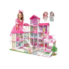 KIDSHOP - Casa De Muñecas Infantil Grande Cocina Y Comedor 1260