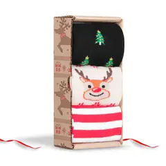 MR HAPPY - Media Calcetín Navidad Mrhappy Unisex Pack x 3 Pares_.