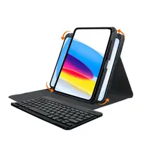 GENERICO - Estuche Con Teclado Smart Case Giratorio 360 Para iPad Air 4 10.9