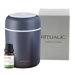 RITUALIC LABORATORIO DE PLANTAS - Kit Humidificador RITUALIC + 1 Aceite Esencial de Árbol de Te de 10 ml