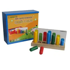 CELMAX - Juego de patrón de secuencia tamaño y color para niños