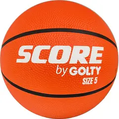 GOLTY - Balon De Baloncesto Score By Colores Competi Caucho Rojo-Negro