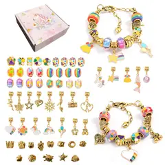 ENFANT'ASY - Kit Set Para Armar Pulseras Tipo Pandora Niñas Con Caja