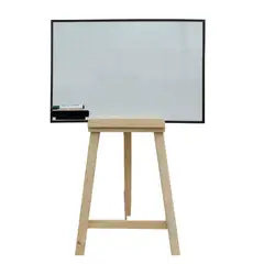WOOD PETS - Tablero Acrílico Borrable Liso Con Tripodeborrador 60cmx40cm