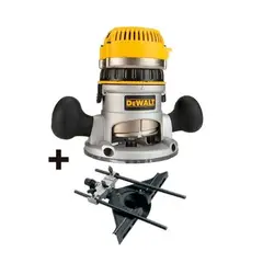 DEWALT - Ruteadora DE 1.3/4HP de 1/4 y de 1/2 + Guia 6913 Dw616