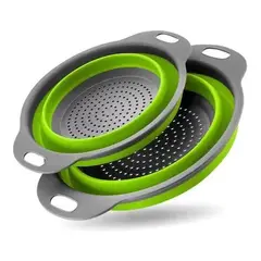 GENERICO - Bowl Colador y Escurridor Múltiple Usos Para Cocina X2 Unidades