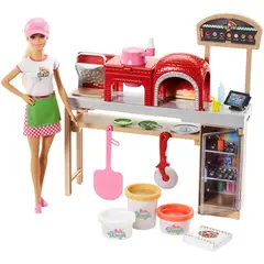 BARBIE - Chef Pizza Muñeca Y Playset