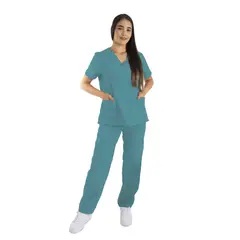 LINEA A - Uniforme Pijama Medica Mujer Antifluido Scrub