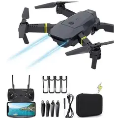 ONE PIXEL - Drone Plegable E58 Negro Cámara Y Estuche