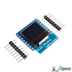 GENERICO - Pantalla Display Ldc Oled 0.66 Pulgadas 64x48 I2C