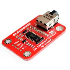 GENERICO - Transmisor Inalambrico KT0803L V2.0 Audio Voz Radio FM 70-108Mhz