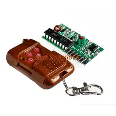 GENERICO - Control Remoto Rf Radriofrecuencia 4 Canales 315Mhz + Modulo Receptor