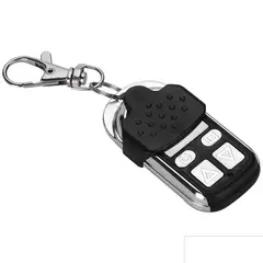 GENERICO - Control Remoto Metalico Llavero 433Mhz 4 Canales Garaje