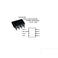 GENERICO - Amplificador Audio Stereo TDA2822m TDA2822 Dip8 1 Watt 1W