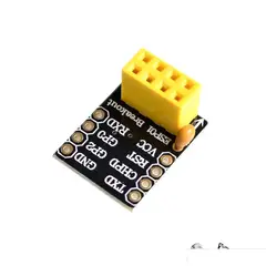 GENERICO - Adaptador Modulo Wifi Socket Esp8266 Amarillo TTL para Protoboard