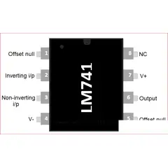 GENERICO - Amplificador Operacional LM741 UA741cn Ua741cp Ua741 Dip8