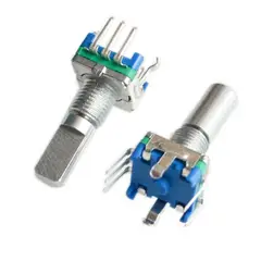 GENERICO - Encoder Rotatorio EC11 5 Pines Longitud 20mm Potenciometro Digital