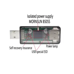 GENERICO - Aislador ADUM3160 Usb a Usb Aislante Audio 2500V 12Mbps