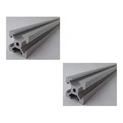 GENERICO - Perfil Extrusion Aluminio Estructural 2020 Tira x 2mt
