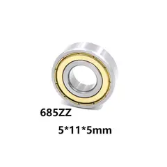 GENERICO - Rodamiento Radial Balinera 685zz 5x11x5mm Eje 5mm