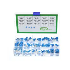 GENERICO - Kit Capacitores Condensadores Ceramicos 15val x 20pcs 300pcs