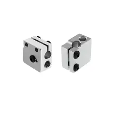 GENERICO - Bloque Aluminio Hotend Extrusor Volcano Artillery 20x20x12mm