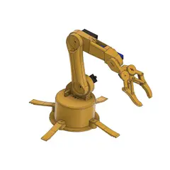 GENERICO - Brazo Robotico Arduino 6 Servos 5 Dof Grados Libertad MG90