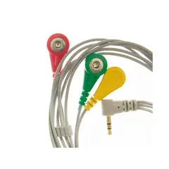 GENERICO - Cable Para Electrocardiografo AD8232 ECG Jack 2.54mm