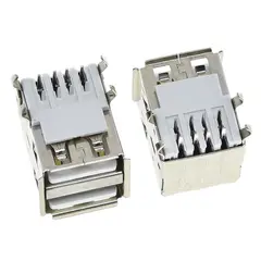 GENERICO - Conector Usb 90 Grados Receptor Hembra 4 Pin Socket