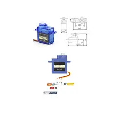 GENERICO - Servomotor Microservo Sg90s 360 Grados Miniservo