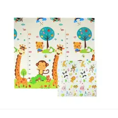 AMERICO SHOP - Tapete Para Bebe Plegable Extra Grande 180x200 Cm Doble Faz