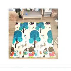 AMERICO SHOP - Tapete Para Bebe Plegable Extra Grande 180x200 Cm Doble Faz