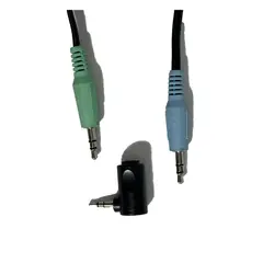 GENIUS - Adaptadores Plug A Plug Negro 15mts