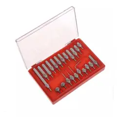 GENERICO - Juego De Puntas Para Comparador Dial Caratula 22 Und AGD 4-48 UNF