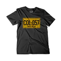 SIABATTO - Camiseta Estampada Hombre - Placa Colombia